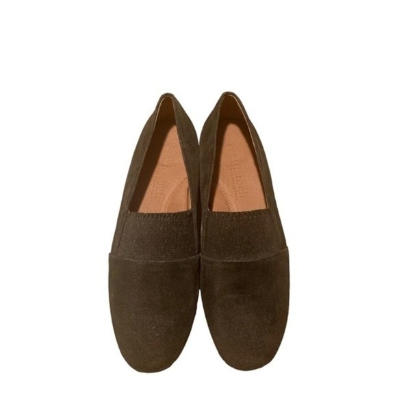 Gentle Souls Kenneth Cole Loafer Eugene Ruffle Leather Flat Bronze Metallic Sz 9 - Picture 2 of 7